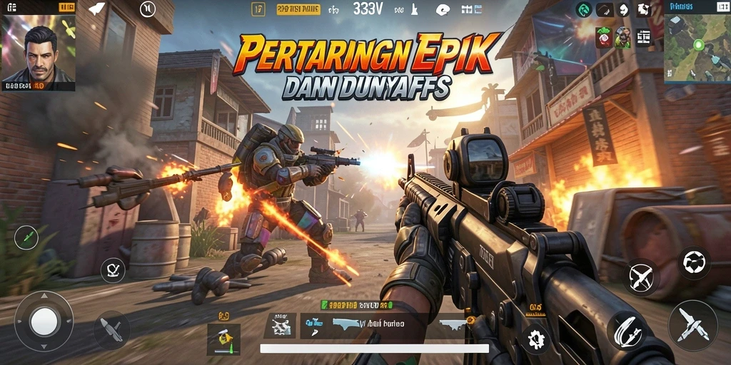 Tampilan gameplay yang menegangkan di 333V.