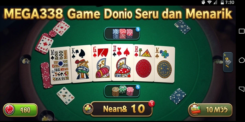 Tampilan gameplay dominasi yang menarik dan interaktif.