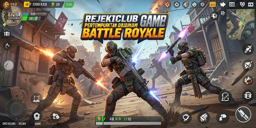 Tangkapan layar dari gameplay menegangkan di REJEKICLUB.